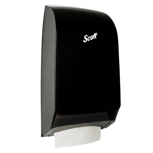 Scott Scottfold Folded Towel Dispenser, Black